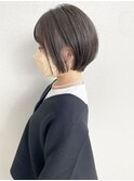 【morio】ボブ　ぱつっと丸みショートボブ