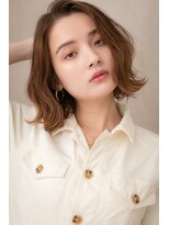 カバーヘア ブリス 北浦和(COVER HAIR bliss)&nbsp;外国人風くびれヘア艶ボルドーロブヘア305Z北浦和20代30代40代