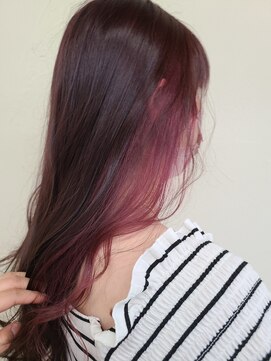 アップル(APPLE) インナーカラー☆ベリーピンク