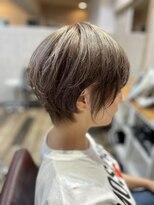 ルフレ 新宿本店1st(Reflet)&nbsp;ショート/ハイトーン/スモーキーベージュ