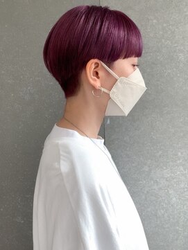 ロンド 表参道店(Lond) ◇コンパクトマッシュショート ブリーチカラー