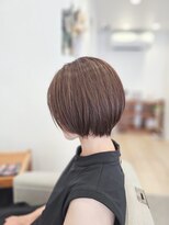 ツナグ(TSUNAGU)&nbsp;☆質感にこだわった丸みショートボブ×グレージュカラー