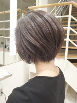 ハイストリートヘア(High street Hair) 丸いシルエットのグラデーションボブです。