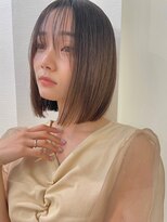 ロンドソレイユ 池袋(Lond soleil)&nbsp;ボブ/前髪カット/レイヤーカット×ケアブリーチ/デザインカラー