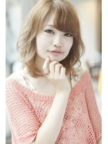 アルス(ars) ミディアム×ふんわりパーマ