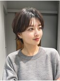 外ハネコンパクト大人ショートウルフ青山表参道20代30代40代