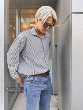 キュヴェ(cuvee) 【亀岡】メンズホワイトブロンド/メンズハイトーン