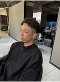 極道パーマ スパイラルパーマ フェードカット 海老名メンズ