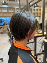 ラヴィズム 長岡店(LUVISM)&nbsp;ショートカット丸みショート耳掛けひし形小顔長岡/新潟/宮関