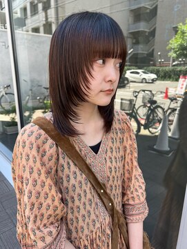 カフ(CAF) CAF松本/レイヤーカット/大阪美容室/心斎橋美容室