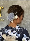 ヘアセット/ヘアアレンジ/アップ/ハーフアップ/ミディアム/ボブ