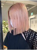 大人ショートボブヘア切りっぱなしボブ丸みショートヘア30代★