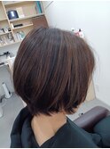小顔レイヤーボブ