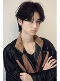 □ブルーブラックフェザーパーマサーフカールウルフ