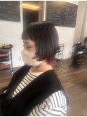 切りっぱなし×姫カット