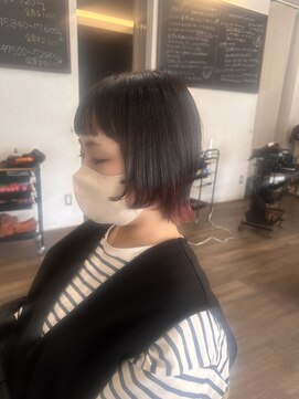ラブヘアーグリーン(LOVEHAIRGREeN) 切りっぱなし×姫カット