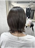 外国人風ハイライト×透明感グレージュ/赤味抹殺/大人外ハネボブ