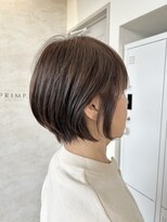 プリンプ トータルビューティ(PRIMP.total beauty) 上品な丸みショート　赤みなしグレージュ