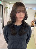 韓国ウルフカットで現地ヘアに