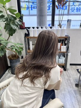 ベルヘアーデザイン 堺東(Belle hair Design) コントラストハイライト/外国人風/レイヤーカット/ブリーチ/堺東