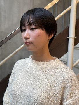 マッシュ 北堀江(MASHU) 【似合わせカット 松本】オイルだけで決まるショートヘア