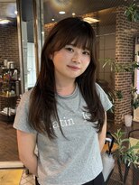 ヘアーアンドメイク ビス(HAIR&MAKE bis)&nbsp;顔周りレイヤー【KAYO】