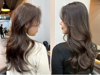 Reb,四条烏丸/レイヤーカット/ダブルカラー/ハイライト【旧：Reb, HairSalon】