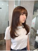《ロングレイヤー/レイヤーカット/顔周りレイヤー/yuu》