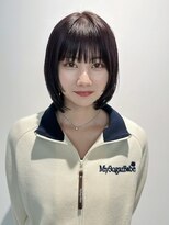 トリッカ 銀座(tricca)&nbsp;ボブ/艶髪/ブルーブラック/簡単スタイリング/内巻き