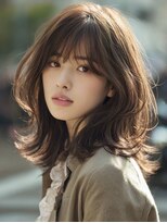 アルトリスト(Altruist Aging×HAIR&SPA)&nbsp;★ダークアッシュ大人ガーリーボブ着物ミディアムレイヤーカット