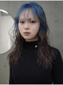 【riNa】ルーツカラー、ブルー