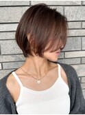 外国人風海外ショートボブカーテンバング　n7.11.10