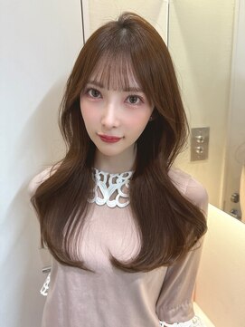 ロンドメリア 天神大名店(Lond Melia) イメチェンヘアスタイル小顔に見せるヘアココアベージュ