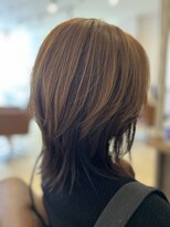 クティエ(Cuthie)&nbsp;ウルフカット/小牧市/アンブレラカラー/レイヤースタイル