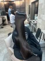 ハル 新宿(haru)&nbsp;艶髪ロング/髪質改善カラー/暗髪/美髪/ロングヘアー/韓国風