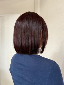 ラインヘアー(LINE HAIR) ピンクボブ