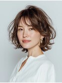 クラゲヘアー/小顔/ココアベージュ/オリーブグレー/川西
