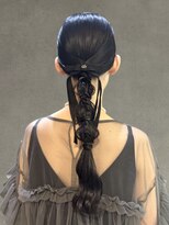 ルアナ 梅田店(Luana)&nbsp;キレイめ編みおろしヘアセット/結婚式ヘア/大阪梅田茶屋町