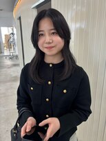 ユイマァル 岡山店(YUIMARL)&nbsp;ウルフレイヤーニュアンスウルフハイレイヤーウル顔周りレイヤー