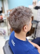 サムズヘア(Sam's hair) メンズカットハイライト白髪ボカシ