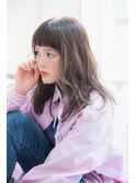 【BAYROOM横浜】ショートバング×モーブカラー