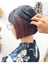 アッシュ 二子玉川店(Ash)&nbsp;《Ash二子玉川》ケアブリーチ#インナカラー#ショート#イルミナ