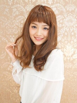 ヘアアンドメイク サファイア 豊橋店(ヘア&メイク SAPPHIRE) #前髪不思議ちゃん#モテゆるガーリー#ロング#オン眉