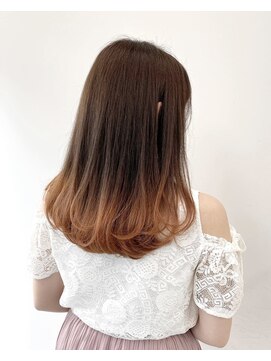 アライブ キチジョウジ(ALIVE Kichijoji) 【ALIVE吉祥寺】オレンジカラー*夏グラデーションカラー