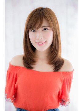 ミック ヘアアンドビューティー 大山店(miq Hair&Beauty) ナチュラル大人かわいいヘーゼルベージュ小顔レイヤーa1