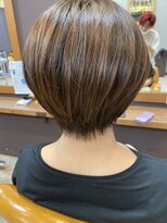 クララ カシハラ(CLALA Kashihara) 大人可愛い小顔丸みすっきりショートボブ