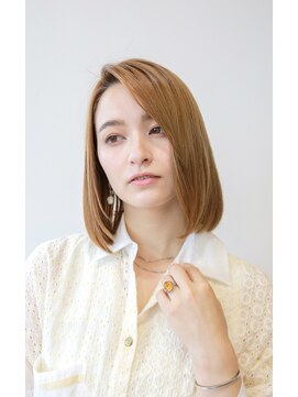 ナットナウ(NOT NOW) 大人可愛い20代30代40代前下がりひし形小顔ボブ丸み