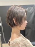 インナーグリーンミニマルボブ