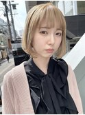 「NUDE」#10代20代30代40代大人ショートボブ前下りボブミニボブ