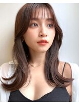 セレスト 阿佐ヶ谷店(CELESTE)&nbsp;韓国風レイヤー×シースルーバング秋カラー